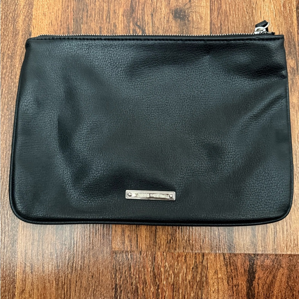 Black Leather handheld Bag